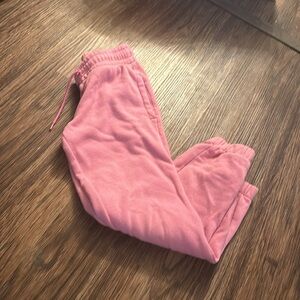3/$15 😻 Athletic Works Girls Small 6 6X Cotton Polyester Athletic Pink Pants